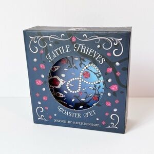 FairyLoot Little Thieves Coaster Set Blue Julie Reinhart Ceramic Bookish‎ Merch